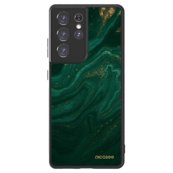 Szilikon tok erre a típusra Samsung Galaxy S21 Ultra 5G G998B - Green