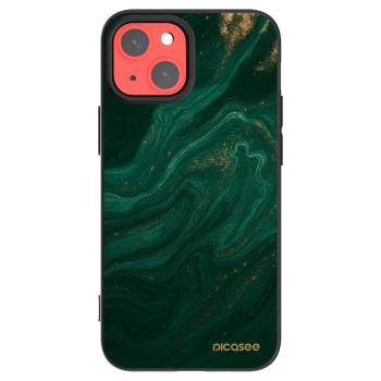 Picasee fekete szilikon tok az alábbi mobiltelefonokra Apple iPhone 13 mini - Green