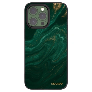 Picasee fekete szilikon tok az alábbi mobiltelefonokra Apple iPhone 13 Pro - Green