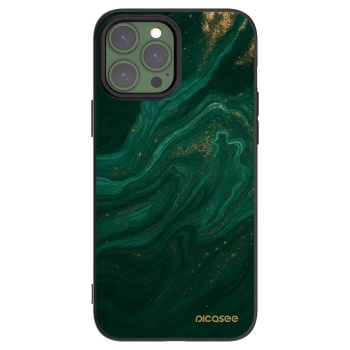Picasee fekete szilikon tok az alábbi mobiltelefonokra Apple iPhone 13 Pro Max - Green