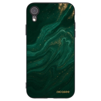 Picasee fekete szilikon tok az alábbi mobiltelefonokra Apple iPhone XR - Green