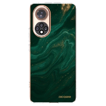Picasee átlátszó szilikon tok az alábbi mobiltelefonokra Huawei Nova 9 - Green