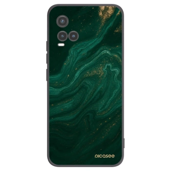 Picasee fekete szilikon tok az alábbi mobiltelefonokra Vivo Y33s - Green