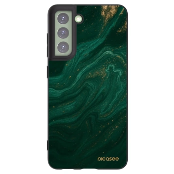 Picasee fekete szilikon tok az alábbi mobiltelefonokra Samsung Galaxy S21 FE 5G - Green