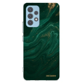 Picasee átlátszó szilikon tok az alábbi mobiltelefonokra Samsung Galaxy A53 5G A536 - Green