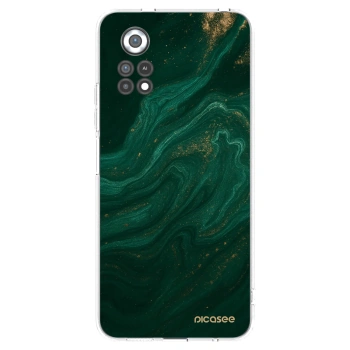 Picasee átlátszó szilikon tok az alábbi mobiltelefonokra Xiaomi Poco X4 Pro 5G - Green