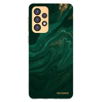 Picasee átlátszó szilikon tok az alábbi mobiltelefonokra Samsung Galaxy A33 5G A336 - Green