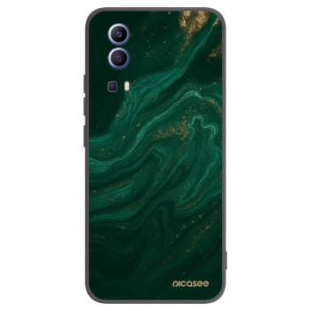 Picasee fekete szilikon tok az alábbi mobiltelefonokra Vivo Y52 5G - Green