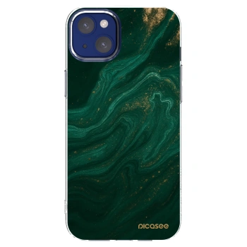 Picasee átlátszó szilikon tok az alábbi mobiltelefonokra Apple iPhone 14 Plus - Green