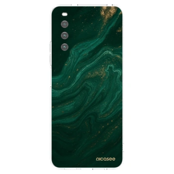 Picasee átlátszó szilikon tok az alábbi mobiltelefonokra Sony Xperia 10 IV 5G - Green