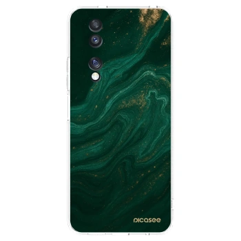 Picasee átlátszó szilikon tok az alábbi mobiltelefonokra Honor 70 - Green