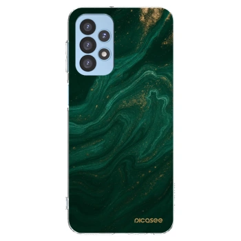 Picasee átlátszó szilikon tok az alábbi mobiltelefonokra Samsung Galaxy A23 A235F 4G - Green