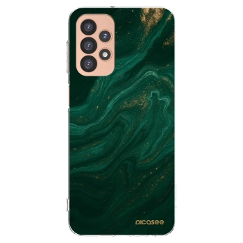Picasee átlátszó szilikon tok az alábbi mobiltelefonokra Samsung Galaxy A23 A236B 5G - Green