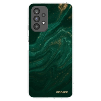 Picasee átlátszó szilikon tok az alábbi mobiltelefonokra Samsung Galaxy A73 5G - Green
