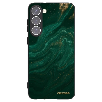 Picasee fekete szilikon tok az alábbi mobiltelefonokra Samsung Galaxy S23+ 5G - Green