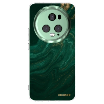 Picasee átlátszó szilikon tok az alábbi mobiltelefonokra Honor Magic5 Pro - Green