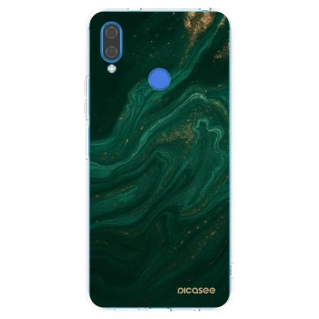 Picasee átlátszó szilikon tok az alábbi mobiltelefonokra Huawei Nova 3i - Green