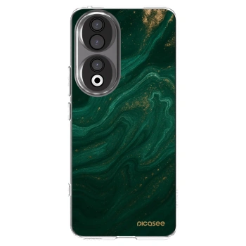 Picasee átlátszó szilikon tok az alábbi mobiltelefonokra Honor 90 5G - Green