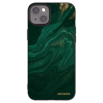 Picasee fekete szilikon tok az alábbi mobiltelefonokra Apple iPhone 15 Plus - Green