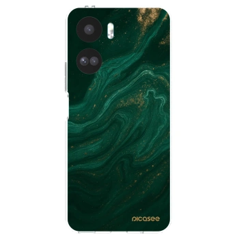 Picasee átlátszó szilikon tok az alábbi mobiltelefonokra Honor 90 Lite 5G - Green