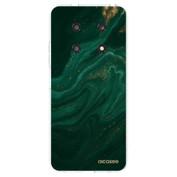 Picasee átlátszó szilikon tok az alábbi mobiltelefonokra Honor Magic4 Lite 5G - Green