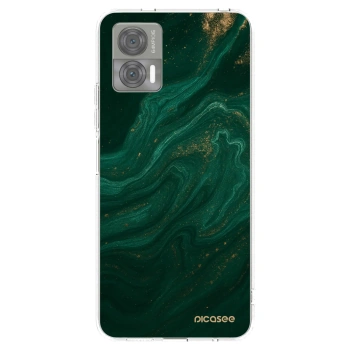 Picasee átlátszó szilikon tok az alábbi mobiltelefonokra Motorola Edge 30 Neo - Green