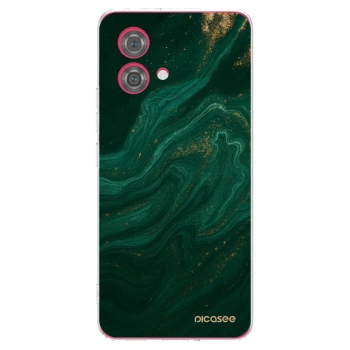 Picasee átlátszó szilikon tok az alábbi mobiltelefonokra Motorola Moto G84 5G - Green