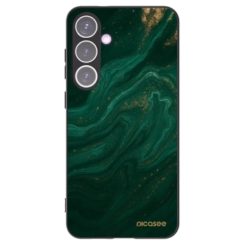 Picasee fekete szilikon tok az alábbi mobiltelefonokra Samsung Galaxy S24+ S926B 5G - Green