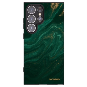 Picasee fekete szilikon tok az alábbi mobiltelefonokra Samsung Galaxy S24 Ultra S928B 5G - Green
