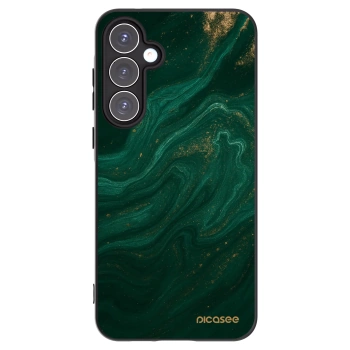 Picasee fekete szilikon tok az alábbi mobiltelefonokra Samsung Galaxy A55 5G A556B - Green