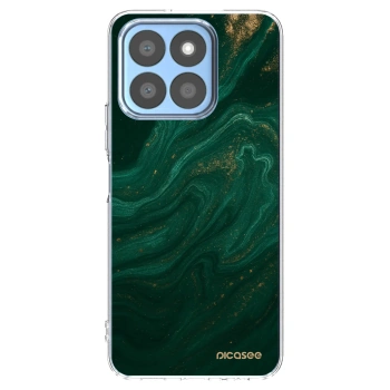 Picasee átlátszó szilikon tok az alábbi mobiltelefonokra Honor X8b - Green