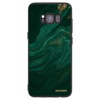 Picasee fekete szilikon tok az alábbi mobiltelefonokra Samsung Galaxy S8 G950F - Green