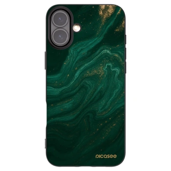 Picasee fekete szilikon tok az alábbi mobiltelefonokra Apple iPhone 16 Plus - Green