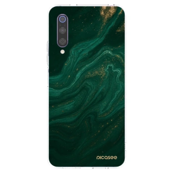 Picasee átlátszó szilikon tok az alábbi mobiltelefonokra Xiaomi Mi 9 - Green