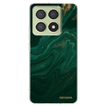 Picasee átlátszó szilikon tok az alábbi mobiltelefonokra Xiaomi 14T - Green