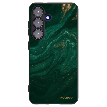 Picasee fekete szilikon tok az alábbi mobiltelefonokra Samsung Galaxy S25 5G - Green