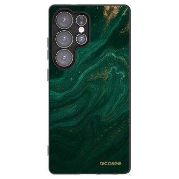 Picasee fekete szilikon tok az alábbi mobiltelefonokra Samsung Galaxy S25 Ultra 5G - Green