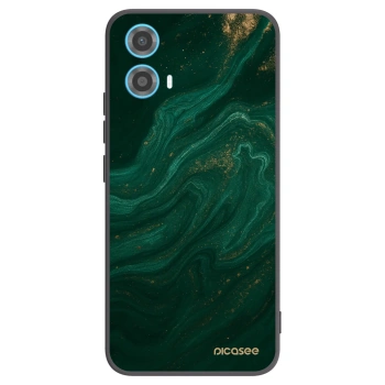Picasee fekete szilikon tok az alábbi mobiltelefonokra Motorola Moto G34 5G - Green