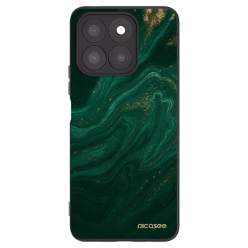 Picasee fekete szilikon tok az alábbi mobiltelefonokra Honor X8c - Green