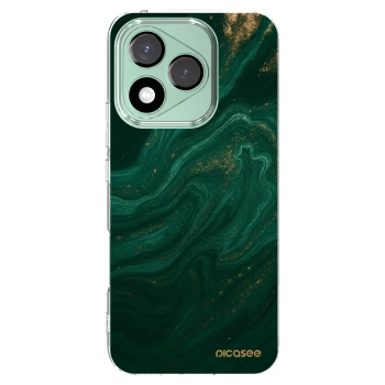 Picasee átlátszó szilikon tok az alábbi mobiltelefonokra Honor 400 Lite 5G - Green