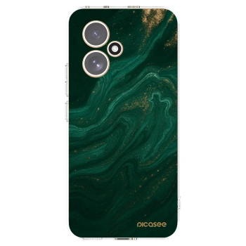 Picasee átlátszó szilikon tok az alábbi mobiltelefonokra Honor 400 5G - Green