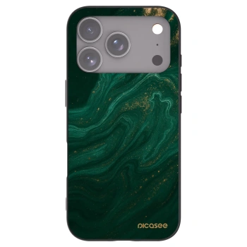 Picasee fekete szilikon tok az alábbi mobiltelefonokra Apple iPhone 17 Pro - Green
