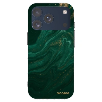 Picasee átlátszó szilikon tok az alábbi mobiltelefonokra Apple iPhone 17 Pro - Green