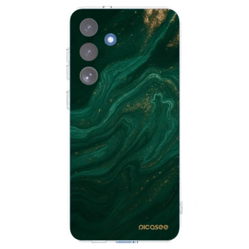 Picasee átlátszó szilikon tok az alábbi mobiltelefonokra Samsung Galaxy S25 FE 5G - Green