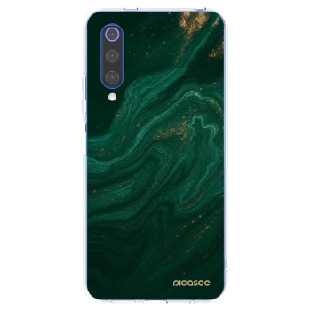 Picasee átlátszó szilikon tok az alábbi mobiltelefonokra Xiaomi Mi 9 SE - Green