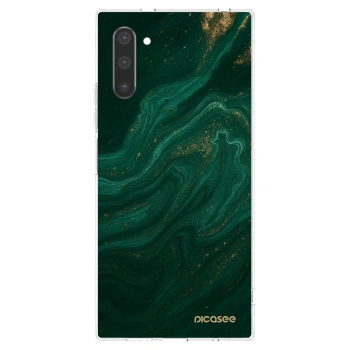 Picasee átlátszó szilikon tok az alábbi mobiltelefonokra Samsung Galaxy Note 10 N970F - Green
