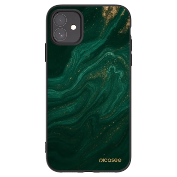 Picasee fekete szilikon tok az alábbi mobiltelefonokra Apple iPhone 11 - Green