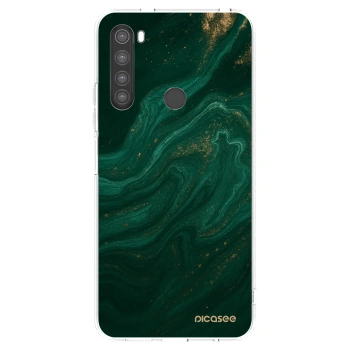 Picasee átlátszó szilikon tok az alábbi mobiltelefonokra Xiaomi Redmi Note 8 - Green