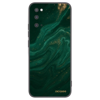 Picasee fekete szilikon tok az alábbi mobiltelefonokra Samsung Galaxy S20 G980F - Green
