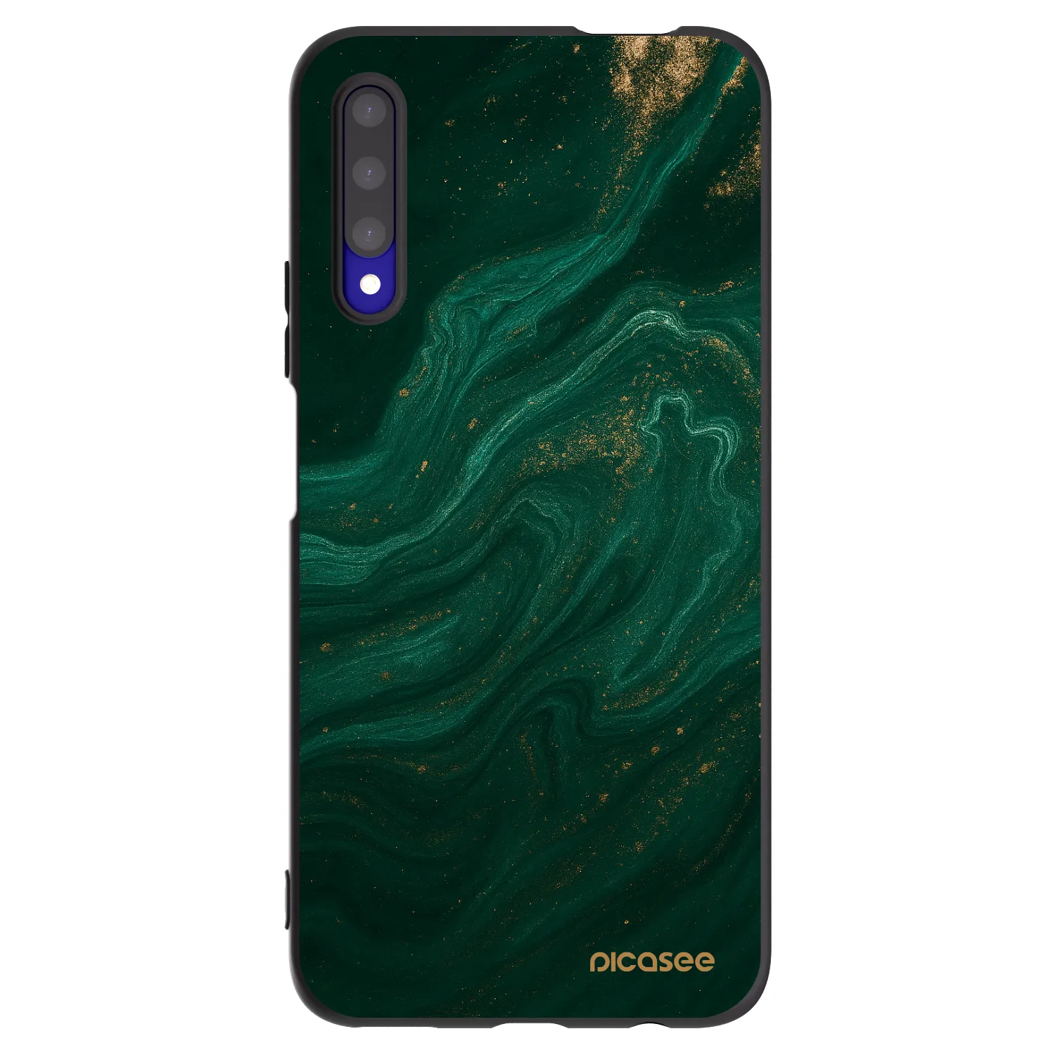 Picasee fekete szilikon tok az alábbi mobiltelefonokra Honor 9X Pro - Green